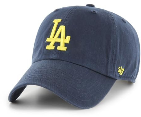 '47 Los Angeles Dodgers MLB Clean Up Marineblau Verstellbare Cap One-Size