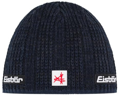 Eisbär Mütze Herren Rene Ski Austria - Merino Wintermütze für Männer - mit Fleece schützt vor Kälte und Wind - Strickmütze warme Beanie weiche Bequeme Herrenmütze Haube aus Österreich