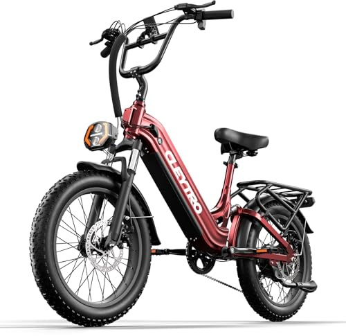 Cleytro Tifgalop Adult Electric Mountain Bike 20 Inch Removable Battery 48 Volt 15.6 Amp Full Suspension 7 Speed Unisex