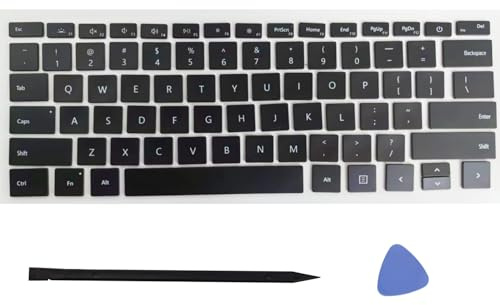 Replacement Keyboard Keycap Keys,US Layout Key Caps Fits for Microsoft Surface Laptop 3/4/5 13.5/15inch 1867 1868 1872 1873 1950 1951 1953 1958 1959 (Black)