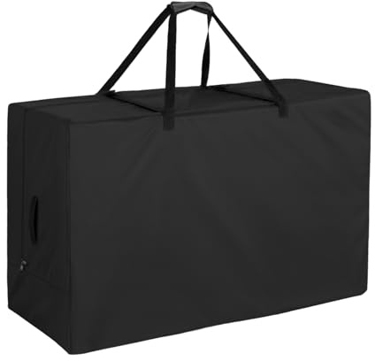 Ultifore Garden Cushion Storage Bags, Outdoor Mattress Bag 420D,100x33x66cm | Waterproof UV-resistant, Dual Zippers, Buckles & Handles, Moving Storage for Bedding, Folded Mattress, Cushion & Clothes