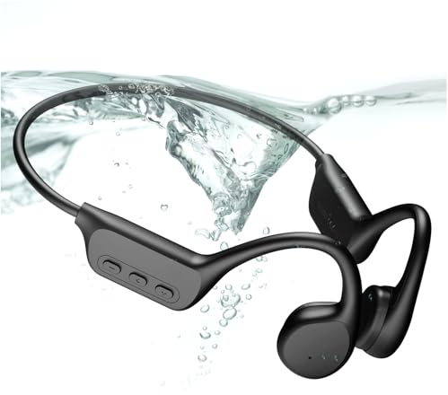 Relxhome Knochenschall Kopfhörer, Kopfhörer Schwimmen, 32GB MP3 Speicher, Open Ear Kopfhörer Bluetooth 5.4, IPX8 Wasserdicht, 10 Stunden Spielzeit, Schwimmen, Laufen
