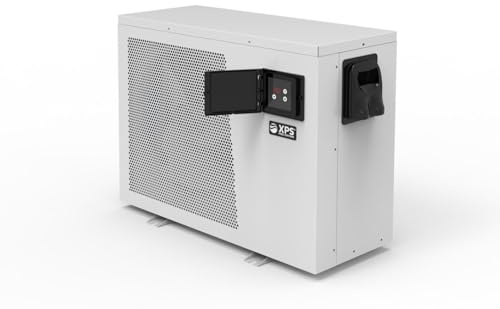 XPS-70 Pool-Heizung, 7kW, COP6,5 für Aufstellpool und kleine Pools bis 22 m³, 5 Jahre Gewährleistung - Ultrakompakte Pool-Wärmepumpe