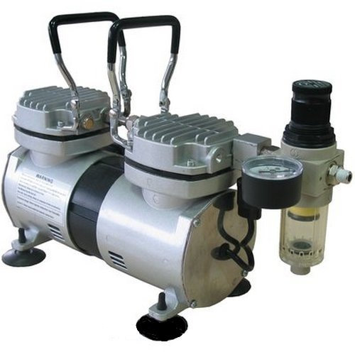 Compressore silenzioso a secco per aerografo Werther TC108 DOUBLE