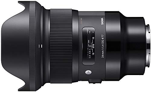 Sigma 401965 Obiettivo 24 mm-F/1.4 A AF DG HSM, Attacco Sony E-Mount, Nero