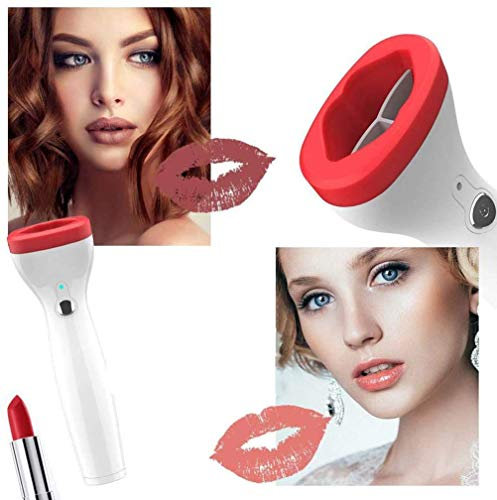 Rehausseur de bouche pulpeuse automatique, outil rehausseur de lèvre pulpeuse avec 3 ventouses de changement de vitesse différentes, chargement USB, plumpers électriques de lèvre Fuller