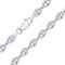 PLANETYS - Hohl Kaffeebohne Bohnenkette 925 Sterling Silber Rhodiniert Kette - Halskette - 6.2 mm Breite Längen: 55 cm