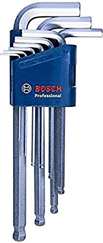 Bosch Professional Winkelschlüssel Set Hex 9tlg. (1.5 - 10.0mm)