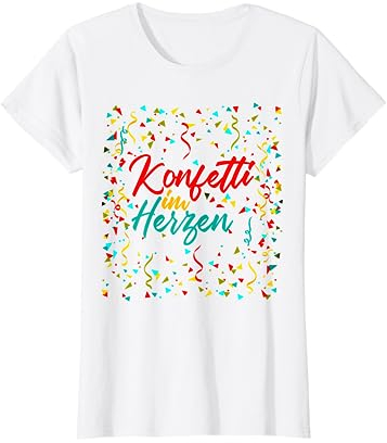 Fasching & Karneval - Konfetti im Herzen Kostüm T-Shirt