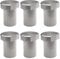 Yoiimiya 6Pcs Bench Dogs Workbench Peg Brake Stop Clamp Positioning Planing Plug Shop Essential Woodworking -20mm, Silver, 19mm