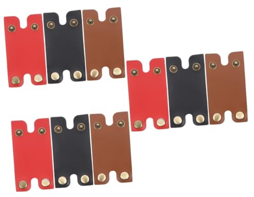 FRCOLOR 9 Stk Rasierer Fall Rasierhobel Sicherheits-rasierklinge Rasiermesserteile Flamingo-rasierer Rasierer Zubehör Schutzhülle Blatt Rasiermesser Mann Komplex Jacke Kunstleder