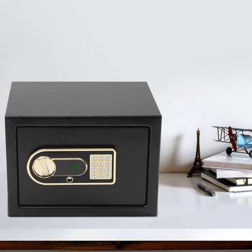 KEESUNG 22L Safe Tresor Feuerfest mit Feuerfest Wasserdicht Geldtasche, Digitaler Heimtresor Möbeltresor Doppelbolzenverriegelung füR Schmuck Bargeld Medikamente, Zwei Freischaltmodi