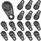 MOROBOR 16 Stück Planenclips, robuste Zeltbefestigungen, Zeltklemmen mit beweglichem Schnappverschluss für Outdoor, Camping, Zelt, Markise, Banner, Auto, Schwimmbad, Abdeck-Clips