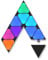 Nanoleaf Shapes Ultra Black Mini Triangle Erweiterungspack, 10 zusätzliche Mini Dreieckigen LED Panels - Smarte Modulare RGBW WLAN 16 Mio. Farben Wandleuchte Innen, Musik Sync, Funktioniert mit Alexa