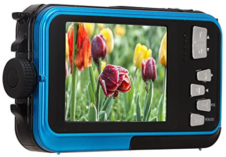 Caméra sous-Marine 2,7K, Full HD 48MP Autofocus 10 Pieds, Appareil Photo Numérique étanche, Zoom Numérique 16X, Caméra sous-Marine Compacte Flottante pour Selfie pour Enfants en