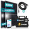 SUNNIVA® 850W Balkonkraftwerk 800W komplett Steckdose - Astro-Energy 800W Micro Wechselrichter - PV Solaranlage Komplettset - 2x 425W (850W) Solarmodule - inkl. 5m Kabel - Bluetooth WIFI