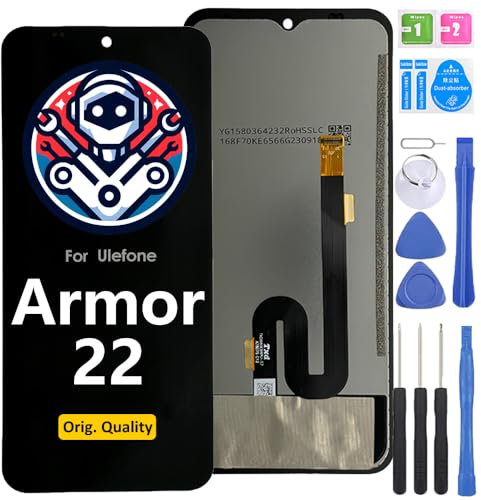 iYAiYO Écran LCD Display Digitizer Tactile pour Ulefone Armor 22 Original Écran Remplacement Assemblé avec Outils