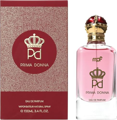 MPF My Perfumes Prima Donna Eau de Parfum For Women and Men (Unisex), 100ml, Vaporisateur Natural Spray Made in UAE