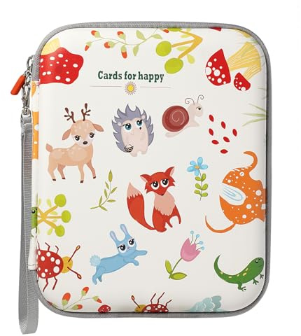 Card Case Holder for Yoto Cards, 80 Pockets Zipper Binder Album Storage Organizer for Yoto Player Mini Audiobook Cards