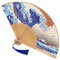 Grevosea Folding Hand Fan for Women and Men- Elegant Bamboo and Silk Fans Wooden Folding Bamboo Gan Hand Fans for Weddings Parties and Home Decor - Chinese and Japanese Inspired Designs