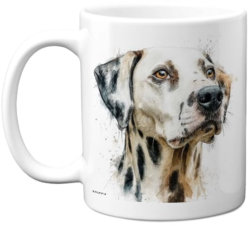 Stuff4 Dog Lover Gifts - Dalmatian Mug - Novelty Gifts for Friend Family from Relative Friend, Dog Owner Birthday Presents, Fun Bday Presents, 11oz Ceramic Dishwasher Safe Premium Mugs