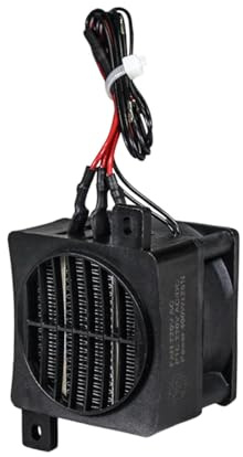 FytStycale PTC Heizlüfter Kompakter Elektroheizer Ventilatorheizer Aus PA66 Verstärktem Nylon für Schnelle Wärme für Haushalt Schlafzimmer Camping, 220 V 400 W