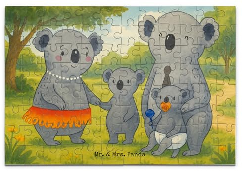 Mr. & Mrs. Panda Puzzle Koala Familie Design 96 Teile - Geschenk, Muttertag, 2000, Mama, Kinder, Koalas, 500, 300, Papa, Puzzlespiel, 1500