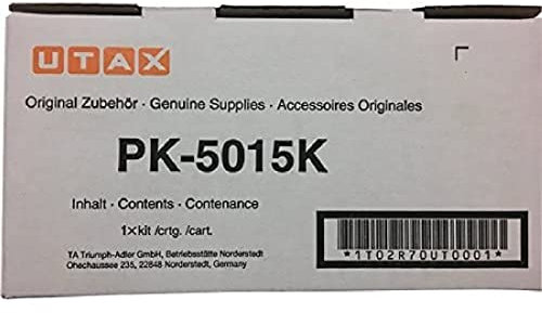 Utax Toner PK-5015K Black (1T02R70UT0) 4K VE 1 Stück für P-C2655W, P-C2650DW, Schwarz