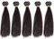 Waldorfpuppe Puppenhaar-Tressen, Puppenspielzeug, Perücke, selbstgemachte Puppenfigur, glattes Haar, Perücke, handgefertigt, 15 cm, Schwarz, 5 Puppenhaare Zum Basteln