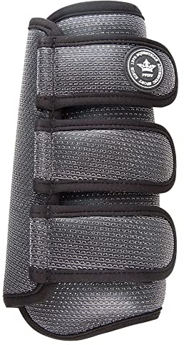 PFIFF 102773 Dressurgamaschen 'Shine Bright', silberfarben Cob