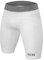 TCA Herren Pro Performance Kompressionsshorts, Schnelltrocknendes Baselayer Unterhose Tights Kurz Hose Laufunterwäsche - Weiss, M
