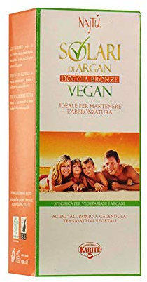Najtù - Solari di Argan VEGAN Doccia Bronze 150ml - Bagnodoccia ideale per mantenere l'abbronzatura