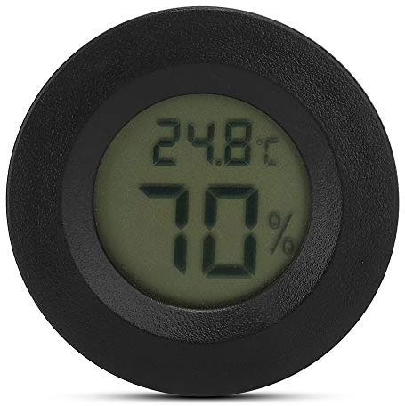 Mini Thermometer Hygrometer, eingebetteter digitaler LCD Feuchtigkeit temperaturmonitor für Inkubatoren Brutapparate Reptilien behälter Gewächshaus BabyzimmerHygrostate