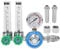 Gauge Flowmeter Argon Purging Regulator for TIG Welding WX 55X 2L Pressure Reducer CGA540 US Standard