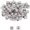 UNICRAFTALE 60Stk 5/6mm Säulen Abstandsperlen 304 Edelstahl Perlen 3~4mm Loch Abstandsperlen Textur Perlen Armbänder Distanzperlen Für DIY Armband Halskette Schmuckherstellung