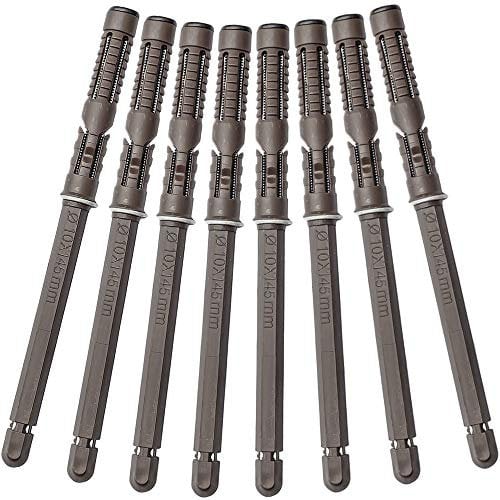 8 Pezzi Reggimensola a Scomparsa, Staffe per Mensole Pesanti, Heavy Duty Staffa a Parete Invisibile, Decorazione Murale, Fai Da Te(10x145mm)