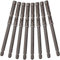 8 Pezzi Reggimensola a Scomparsa, Staffe per Mensole Pesanti, Heavy Duty Staffa a Parete Invisibile, Decorazione Murale, Fai Da Te(10x145mm)