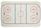 Hockey Badematten für Das Badezimmer,Eiswürfel Hockeybahn Rutschfester Teppich 20 X 32,Wintersport Spiel Fleece Fußmatte für Jungen Kinderzimmer,Rot Blau Streifen Saugfähiger Teppich Wohnkultur