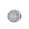 Symretie Bead Anhänger mit Cubic Zirkonia,Charms Anhänger 925 Sterling Silber passend für Armbänder und Halskette Perlen Schmuck Geschenke für Frauen Mädchen