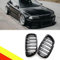 POETRYXIAO Kühlergrill Nierenschwarz glänzend Doppelbrücke für 2002–2005 3er E46 4 Türen, geeignet für Tuning