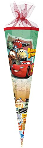 alles-meine.de GmbH komplette Füllung - Circa 200 Teile - für Schultüte - Cars - Auto - Lightning McQueen - 6 eckig - für ALLE Zuckertüte - mit/ohne Kunststoff S..