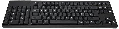 Annadue USB Wired Keyboard, Qwerty UK Layout, 109 Key Left Hand Keyboard with Built in 2 USB Hub Full-Size Keyboard, for PC, Laptop,Computer