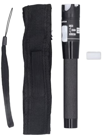 Tester Portatile per Fibra Ottica Portatile con Localizzatore Visivo di Guasti 80 MW per la Manutenzione di Cavi e Circuiti Ottici Connettore Universale 2,5 Mm per Tecnici