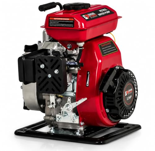 Excel Power Petrol Water Pump - 1 4-Stroke Recoil Start, 250LPM High Flow Portable Water Pump for Pools, Hot Tubs, Gardens & Water Transfer | 2 Year Warranty