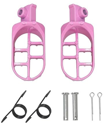 VAHAKKRMVM Repose-Pieds pour Motos Dirt Bikes Pit Bikes pour XR50R CRF50 CRF70 CRF80 CRF100F Repose-Pieds de Moto(Rose)