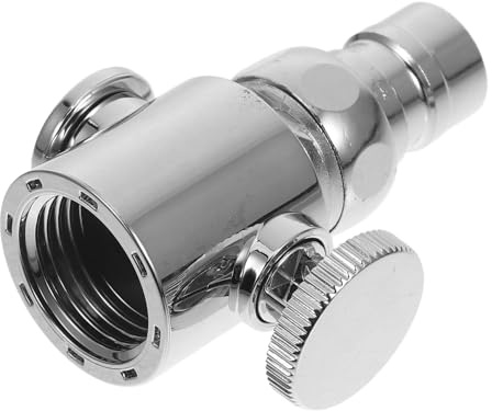 LIFKICH Wasserhahn Absperrventil für Waschmaschine mit 20mm Adapter und 15mm Auslauf Abs Material Tropfsicheres Design Einfache Installation für Bad und Zuhause