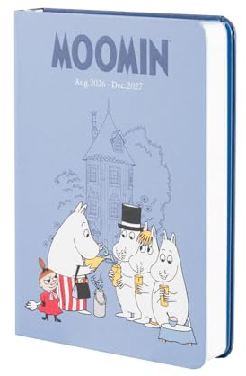 Grupo Erik Pocket Academic Diary 2026-2027 Week to View - Moomins Gifts | A6 Academic Planner 2026-2027, Back to School Diary 2026 2027 Week View, Weekly Planner A6 | Moomin Gifts | Skolkalender skolkalender veckoplanerare – mötesplanerare 2026 2027 för 17 månader – gåvor till inskolning pojkar