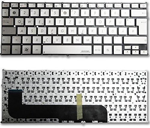 Teclado para Asus Zenbook UX21 UX21 A UX21E Series Plata Alemán