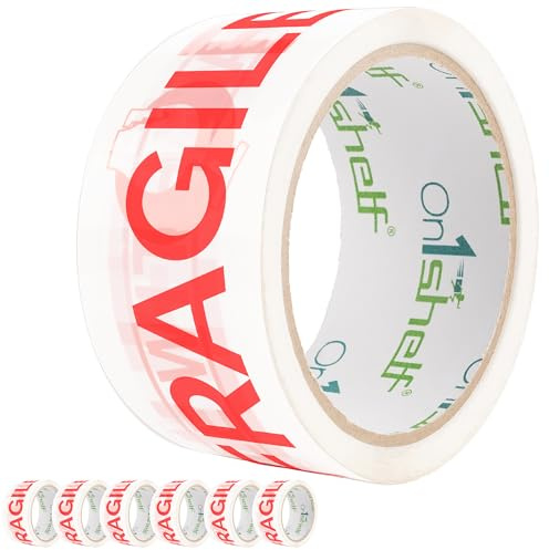 Nastro classico per imballaggio, 6 rotoli di nastro per pacchi, facile da srotolare e ideale per sigillare scatole e pacchi, multicolore
