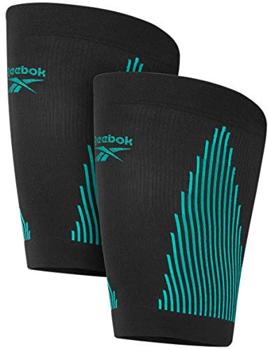 Reebok Manchon de Compression Cuisse Tricoté - Compression Cuisse Noir Medium